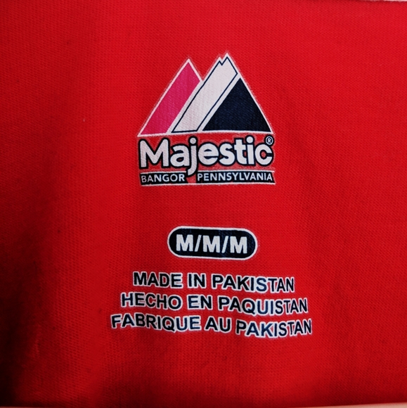 Red Wings Hockey Split Neck Tee - Picture 3 of 4